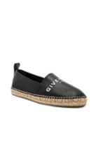 Givenchy Leather Espadrilles In Black