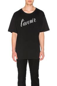 Ann Demeulemeester Graphic Tee In Black