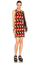 Rag & Bone Olympia Mini Dress In Red,geometric Print