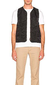 Visvim Iris Liner Vest In Black