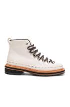 Rag & Bone Leather Compass Boots In White