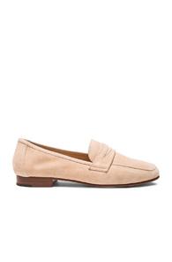 Mansur Gavriel Classic Suede Loafers In Neutrals