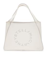 Stella Mccartney Transparent Tote In White