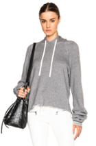 Unravel Oversized Cashmere Hoodie In Gray