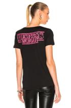 Off-white Business Scoop Tee In Black