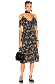 Lpa Dress 137 In Black,floral