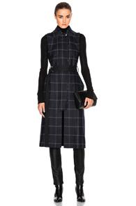 Marissa Webb Brody Vest In Blue,checkered & Plaid