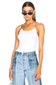 Alexander Wang Ribbed Tank In White