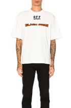 Moncler X Off White Black Swan Tee In White
