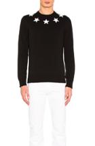 Givenchy Star Collar Sweater In Black