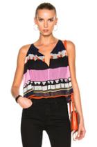 Apiece Apart Galisteo Top In Abstract,blue,pink