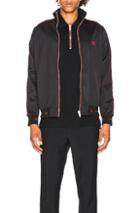 Givenchy 4g Track Jacket In Black,red