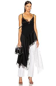 Monse Negligee Lace Top In Black