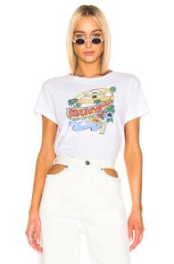 Re/done Classic Lax Tee In White