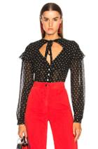 Sandy Liang Keller Blouse In Black