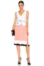 Altuzarra Flamingo Dress In White,pink