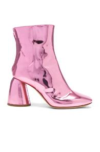Ellery Patent Leather Jezebels Boots In Metallics,pink