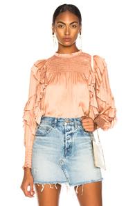 Ulla Johnson Jessamine Top In Pink