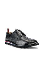 Thom Browne Classic Longwing Brogue In Black