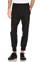 Neil Barrett Tuxedo Fine Gabardine Trousers In Black