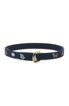 Thom Browne Multicolor Fun Mix D Ring Belt In Blue