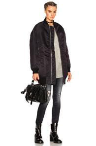 R13 Cape Flight Jacket In Black