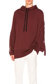 Ann Demeulemeester Hoody In Red