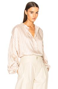 Isabel Marant Ilda Top In Pink,stripes