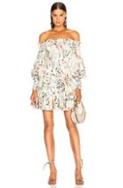 Alexis Gemina Dress In Floral,white