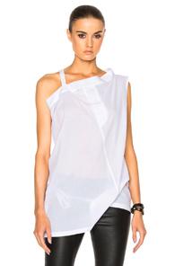 Ann Demeulemeester Cotone Top In White