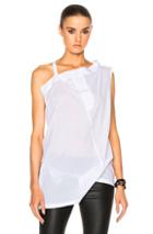 Ann Demeulemeester Cotone Top In White