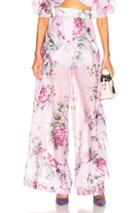 Alice Mccall Secret Garden Pants In Floral,purple