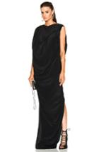 Rick Owens Egret Dress In Black