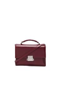 Saint Laurent Medium Bellechasse Schoolbag In Red