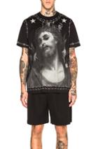 Givenchy Jesus Print Tee In Black