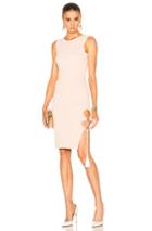 Jonathan Simkhai Fwrd Exclusive Knit Lace-up Dress In Neutrals