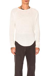 Haider Ackermann Long Sleeve Tee In White