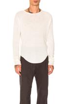 Haider Ackermann Long Sleeve Tee In White
