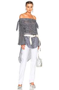 Faith Connexion Sail Top In Gray,stripes