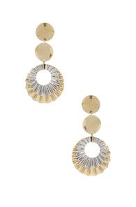 Isabel Marant Big Hurt Earrings In Metallic