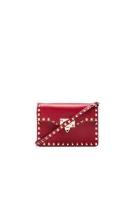 Valentino Rockstud Shoulder Back In Red