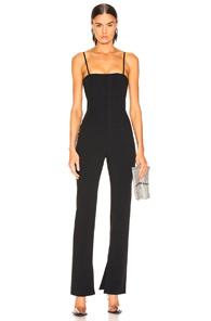 Alexander Wang Adjustable Straps Jumpsuit In Black