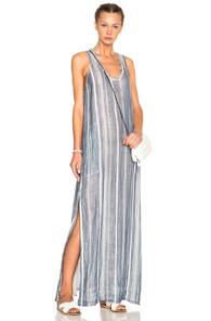Raquel Allegra Tank Dress In Blue,stripes