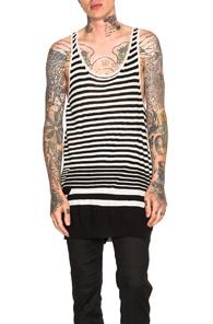 Haider Ackermann All Over Stripe Tank Top In Stripes