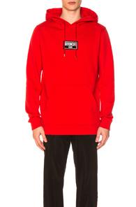 Givenchy Boxing Patch Destroyed Hoodie In Red