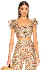 Alexis Reine Top In Floral,neutrals