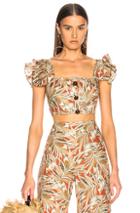 Alexis Reine Top In Floral,neutrals