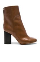 Isabel Marant Leather Garett Boots In Brown