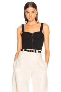 Isabel Marant Joff Bustier Top In Black
