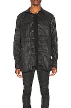 Drkshdw By Rick Owens Cargo Pocket Shirt In Black